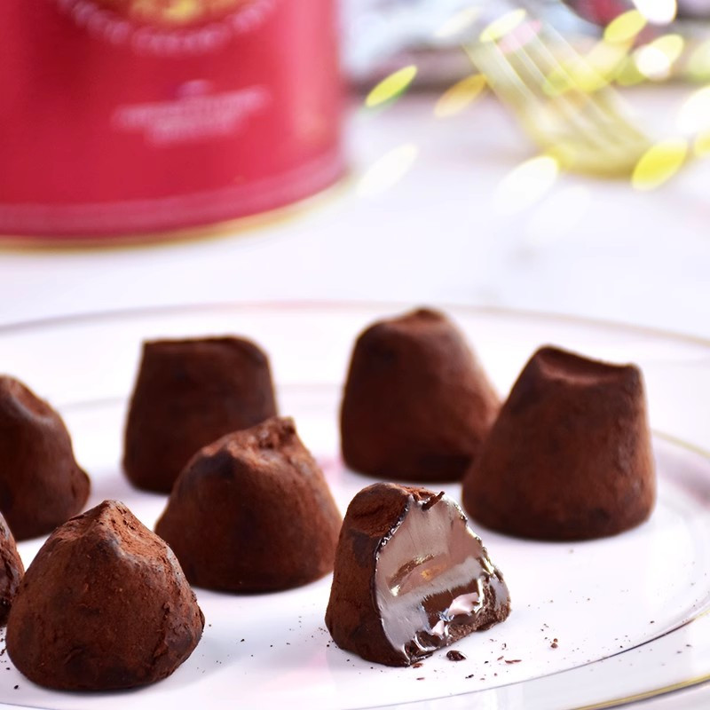 法国mathez摩太紫松露巧克力零食吃货零食囤年货送圣诞礼盒装