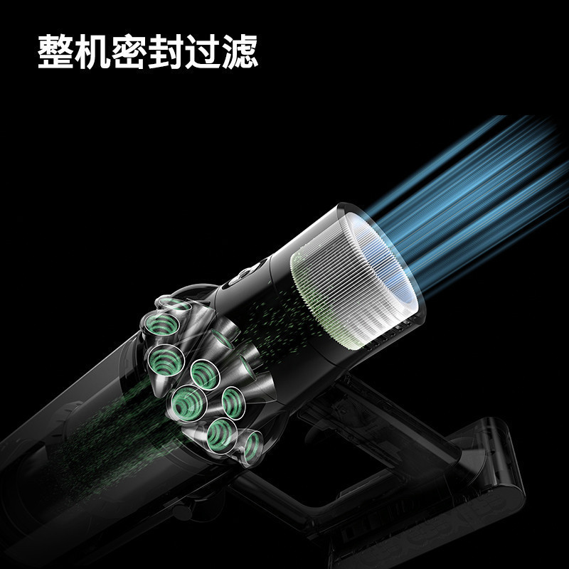 戴森(Dyson)Digital Slim Fluffy+(V10轻量旗舰版)无绳吸尘器 无线手持新品 大吸力 除螨宠物
