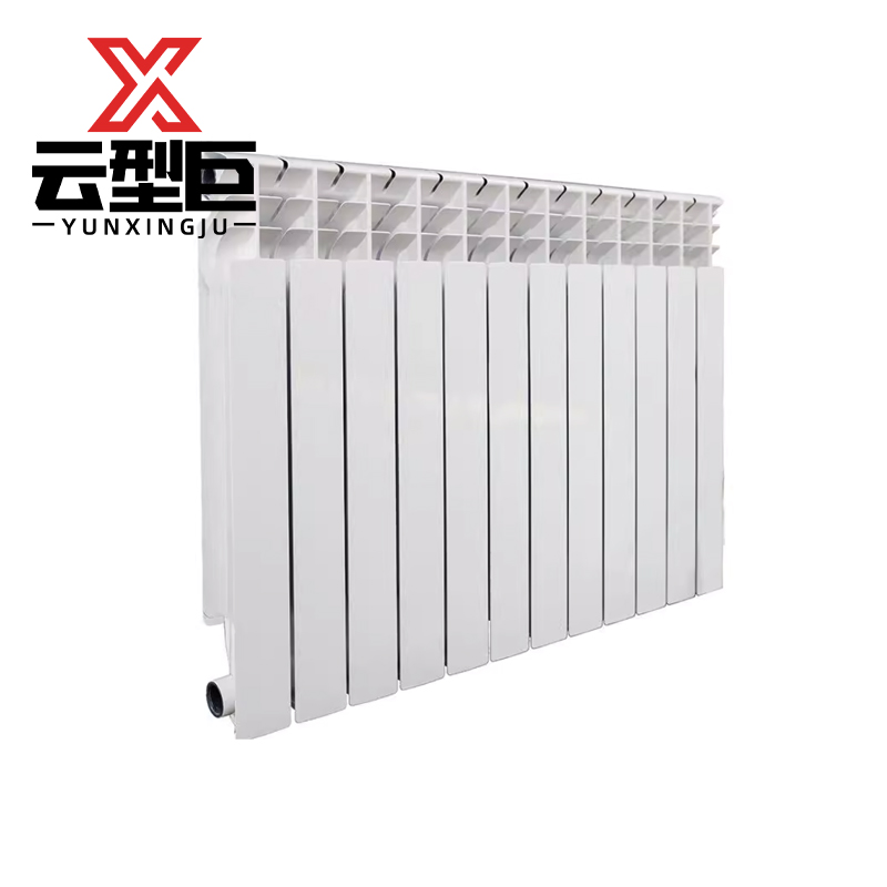 云型巨 双金属压铸铝暖气片 集中供暖壁挂炉 80*85mm中心距500mm 单位: 柱高清大图