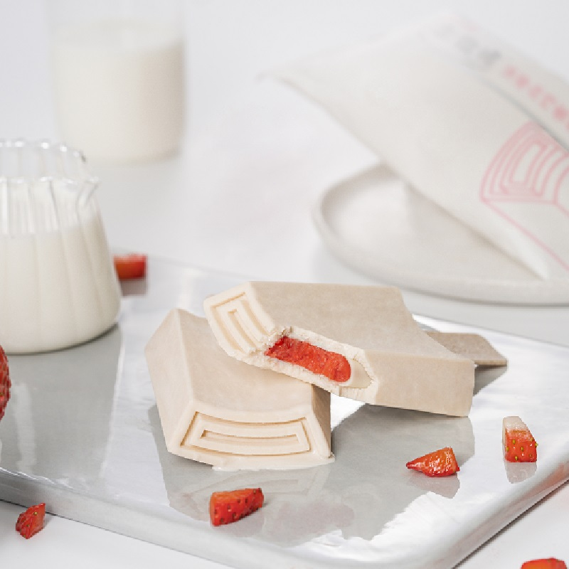 钟薛高草莓白巧(草莓白巧克力口味)雪糕75g