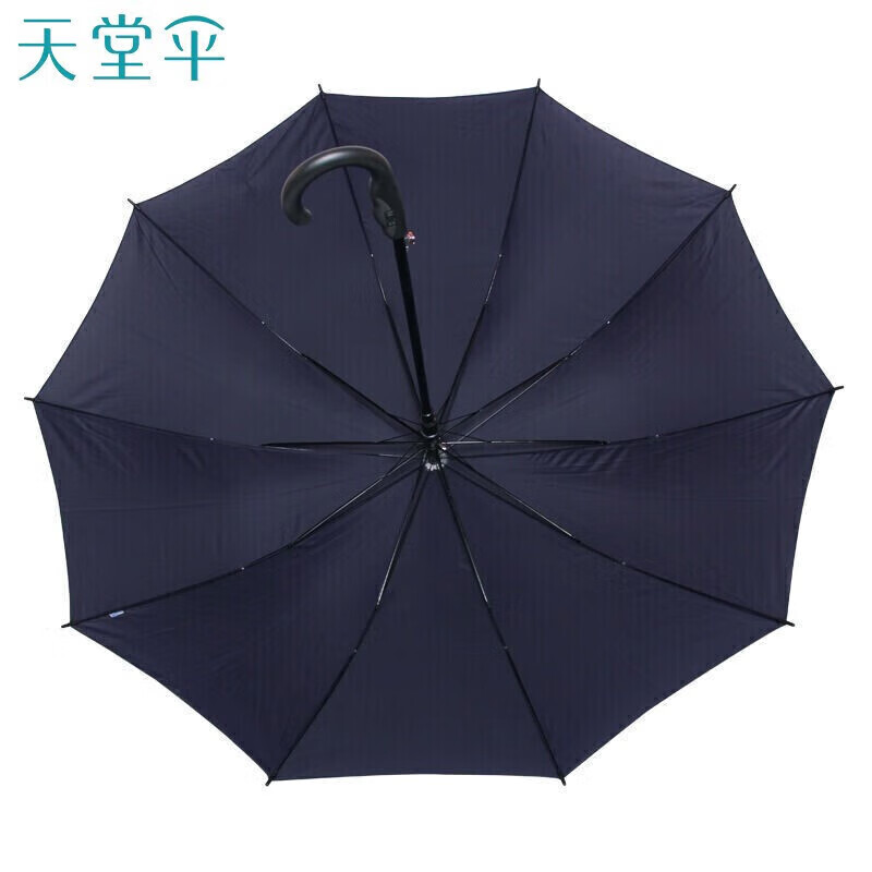 天堂伞(HWM) 加大加固 全遮光70cm*10骨直杆商务伞193E高清大图