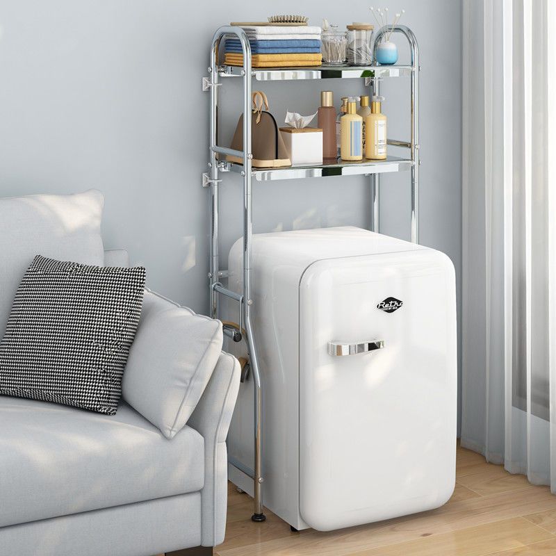 二层马桶架不锈钢马桶架置物架洗衣机架子浴室卫生间收纳架多层置物架