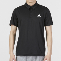 Adidas阿迪达斯男子新款POLO衫运动训练简约休闲短袖T恤HR8729 ZP S HR8730/黑色