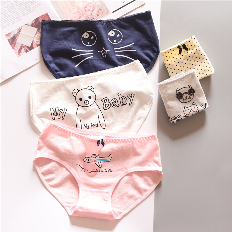 平角裤内裤女童内裤女大童平角裤短裤女孩学生儿童裤头10岁12岁16岁