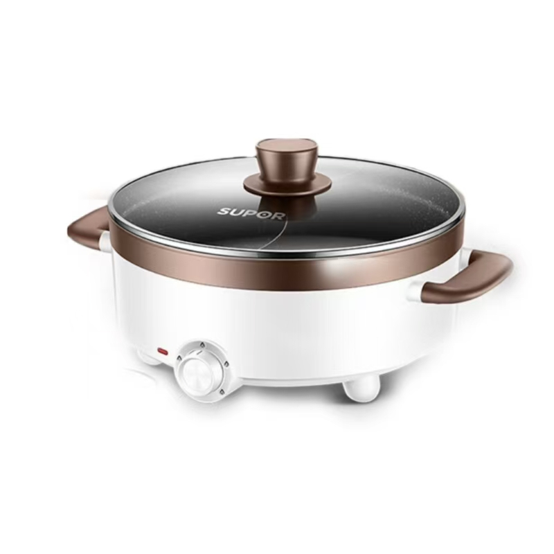 苏泊尔(SUPOR) H30YK17Y-15 多功能鸳鸯电火锅 355*355*223mm 5L(单位:台)白色
