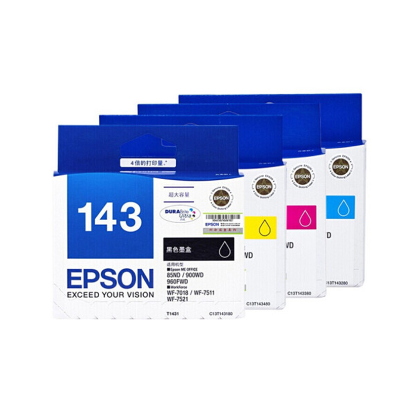 爱普生(EPSON)T1431-T1434 四色墨盒套装 墨盒/墨水