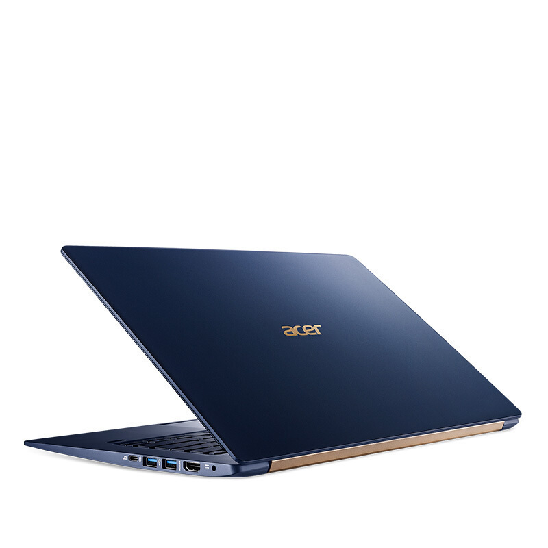 宏碁(acer)蜂鸟 SF514 14英寸微边框全金属超轻薄笔记本i5-8250U 8G 256GB IPS背光 暮光蓝