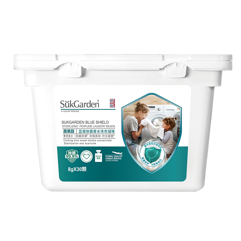 SukGarden蔬果园蓝盾除菌香水洗衣凝珠8g*30颗.