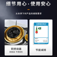 樱花(SAKURA)燃气灶一级能效节能4.5KW大尺寸灶台嵌两用双灶防爆钢化灶具JZY-YBG01液化气