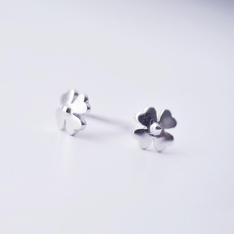 新款时尚韩版饰品925银气质小清新光面耳钉银耳饰YWJY5662送女朋友七夕情人节礼物