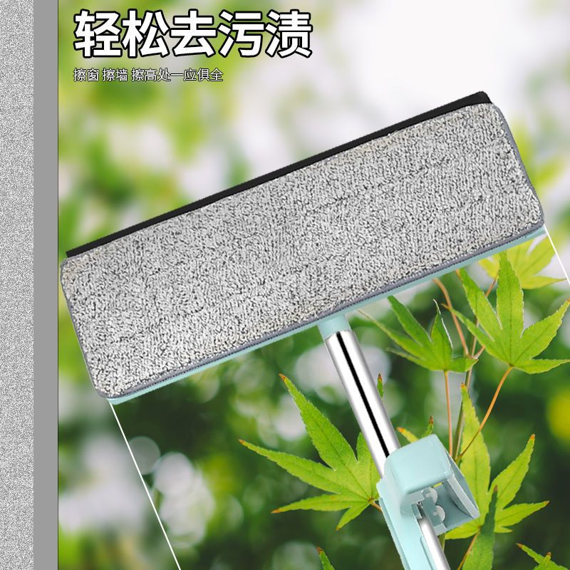 瓷砖墩布免手洗懒人大号家用木地板干平板拖把湿两用加厚旋转拖布