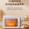 美的(Midea)MM721NG1-PS微波炉家用21L多功能机械转盘式