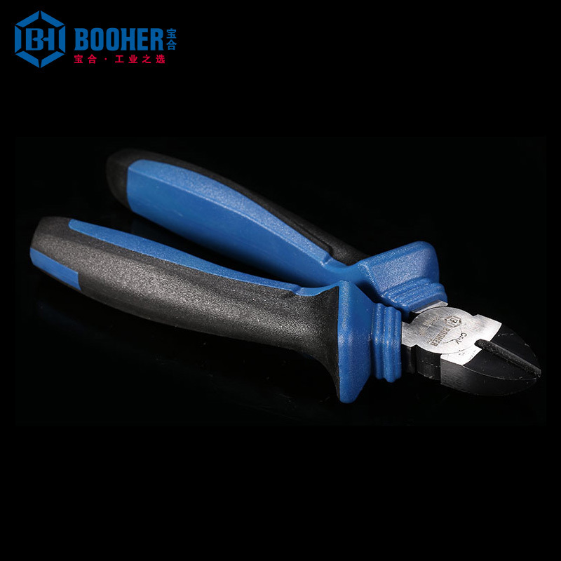 (DT)宝合(BOOHER) 2105306 双色CrV斜嘴钳6“ 150mm (单位:只)