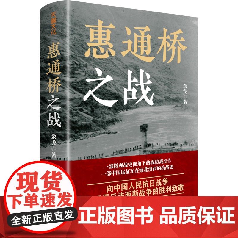 惠通桥之战(中国好书、中华优秀出版物奖、文津图书奖获得者余戈2024重磅作品) 这是中国远征军滇缅抗战片段 天地出版社高清大图