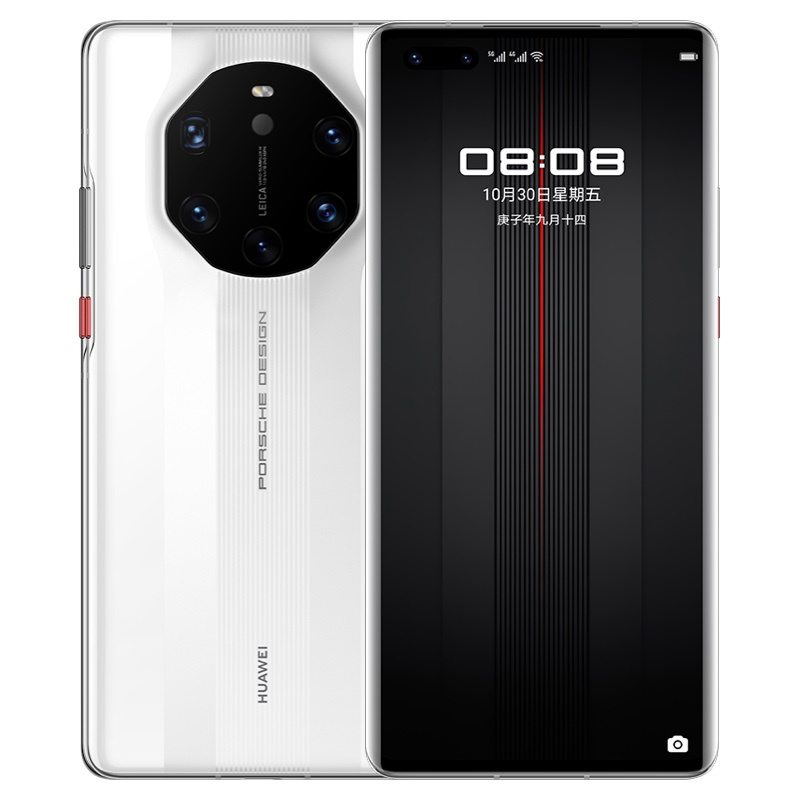 华为/HUAWEI Mate40 RS 保时捷设计 典藏版 12GB+512GB 陶瓷白 麒麟9000 SoC芯片 5000万徕卡五摄 OLED全面屏 移动联通电信5G全网通手机