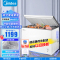 美的(Midea)301升 家用商用卧式大冷冻力囤货冰柜多档调温 冷藏冷冻转换冷柜 卧式冰箱BD/BC-301KM(E)