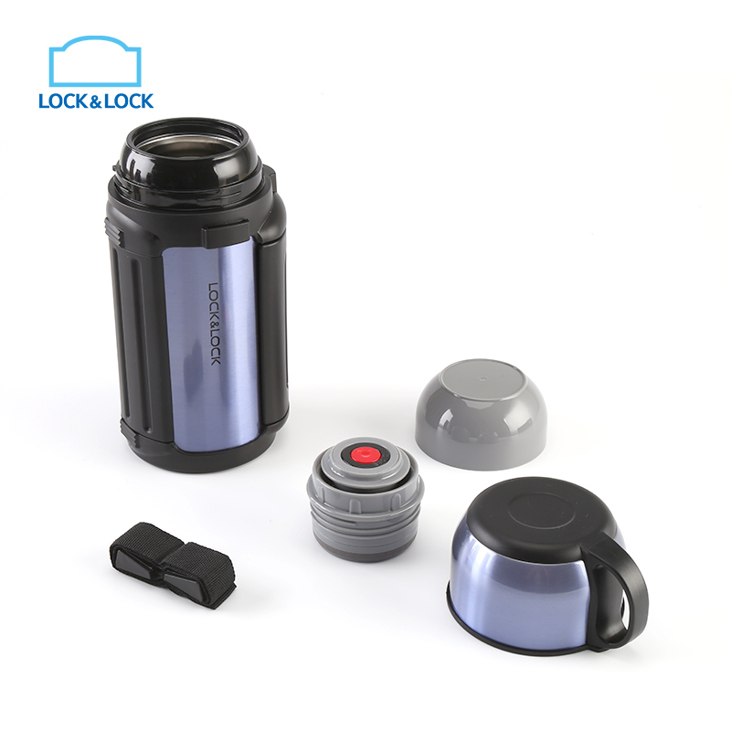 乐扣乐扣(lock&lock) 佳益特广口壶 大容量保温壶杯子 LHC1413PG(1800ml)玫瑰金