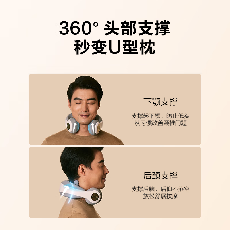 艾诗凯奇(SKG) N5系列3代 颈椎按摩仪 鎏金白高清大图