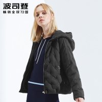 波司登BOSIDENG2018秋新款羽绒服 女短款女士秋季薄款上衣时尚女装外套B80131112