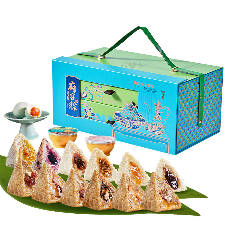 鲜品屋-2kg府宴•琼宇荟萃端午粽子鸭蛋礼盒臻味端午鲜品屋