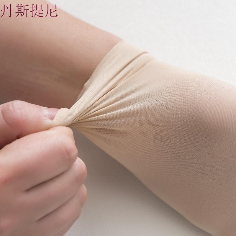 短丝袜子女钢丝袜短筒薄款夏季防勾丝肉色对对袜天鹅绒水晶丝防滑