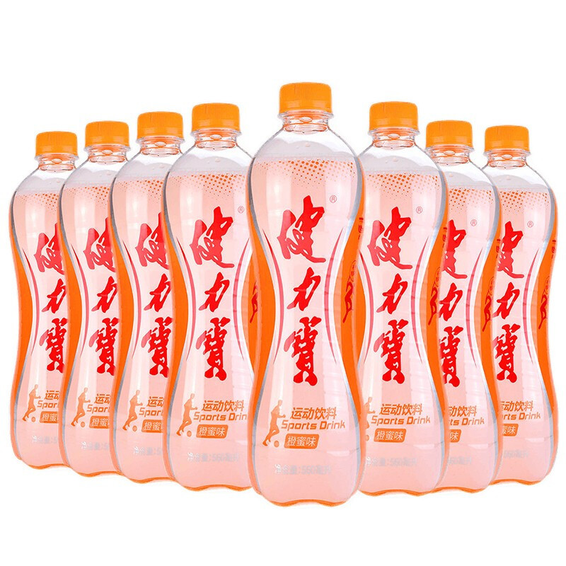 健力宝(jianlibao)碳酸饮料 健力宝橙蜜运动饮料560ml*15【价格 图片 
