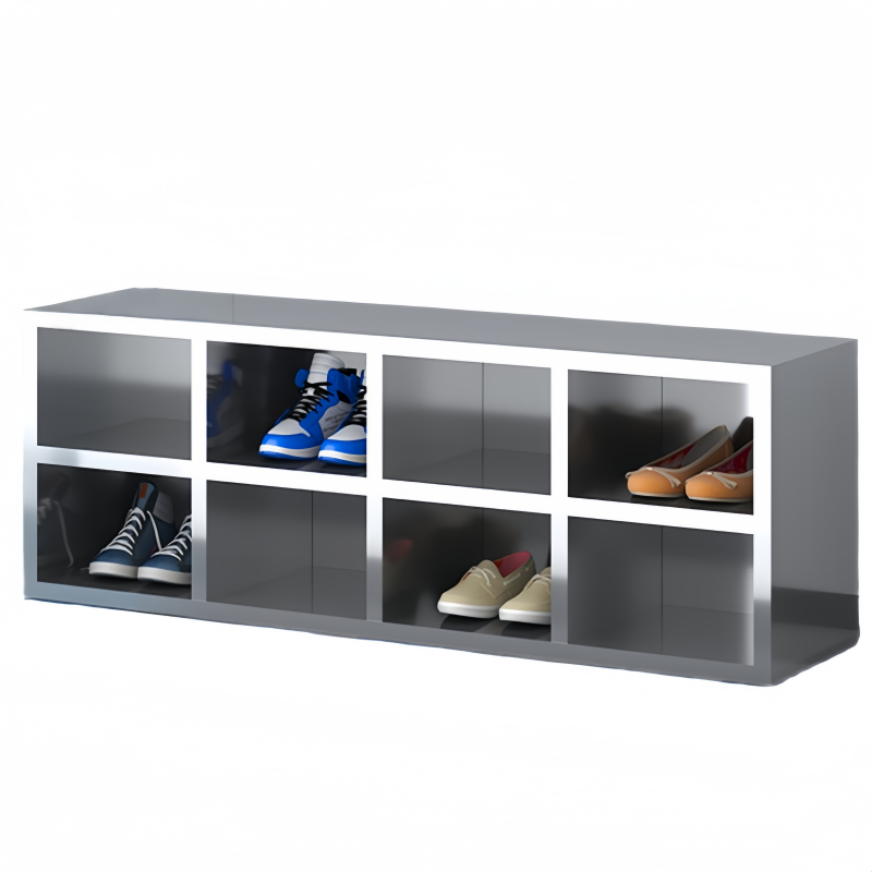 铭思达不锈钢鞋柜单面8格个高清大图