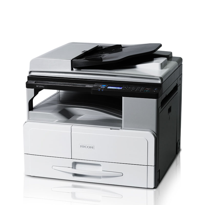 理光(Ricoh)MP 2014AD A3黑白复合机(主机标配网络+输稿器)+双纸盒高清大图