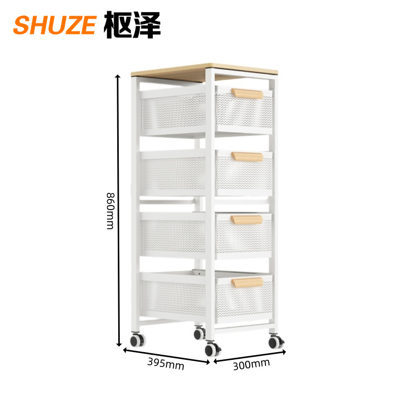 枢泽 推车置物架 五层 个高清大图