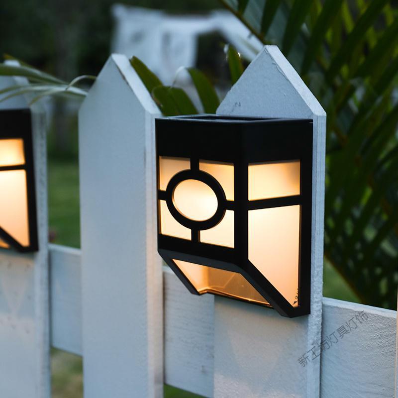 苏宁放心购太阳能户外庭院装饰灯家用花园别墅围墙室外防水超亮led