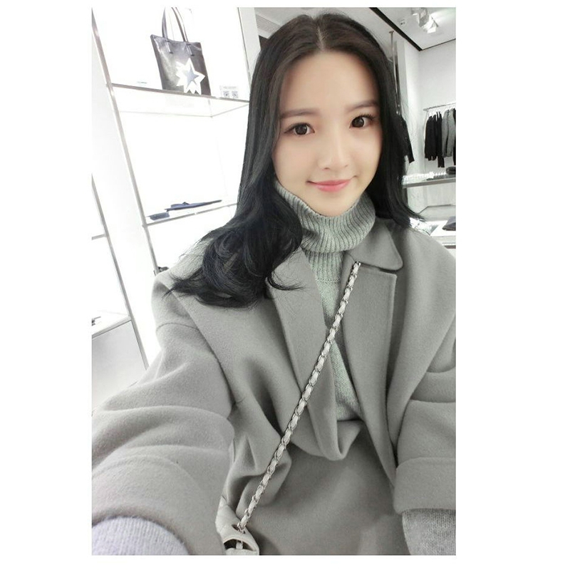羊绒衫女短款毛衣女秋冬针织插肩袖打底衫宽松高领三紧款