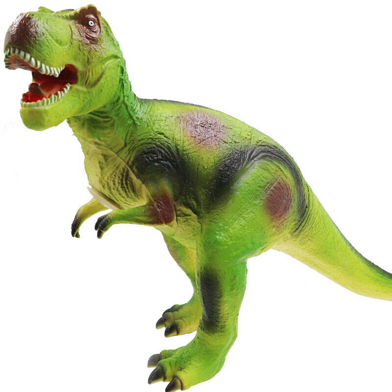 仿真软胶大号恐龙玩具霸王龙三角龙腕龙剑龙带声音动物模型玩具超大号