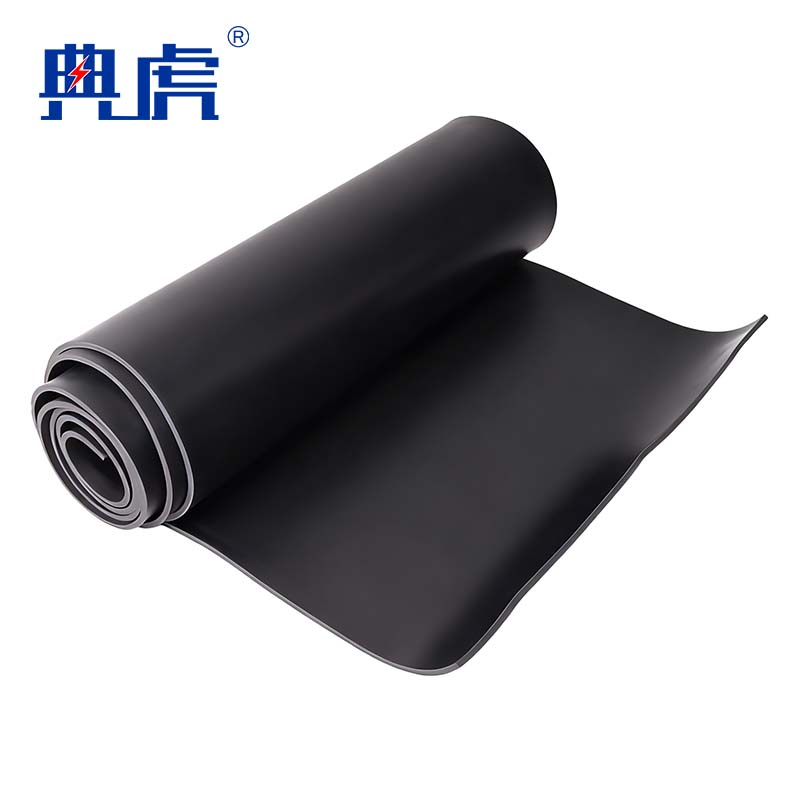 典虎 绝缘胶垫 黑色平面 35kv 5米*1米*10mm 卷高清大图