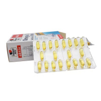 保税发-德国Doppelherz双心1000mg深海鱼油软胶囊80粒 omega3/DHA