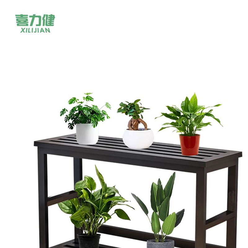 喜力健 阳台花架 长120*30*94CM-轮子款个高清大图