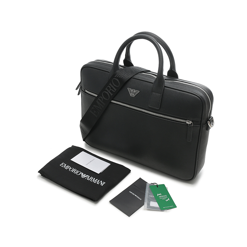 阿玛尼emporioarmani男士手提单肩斜挎包公文包电脑包y4p119y138e