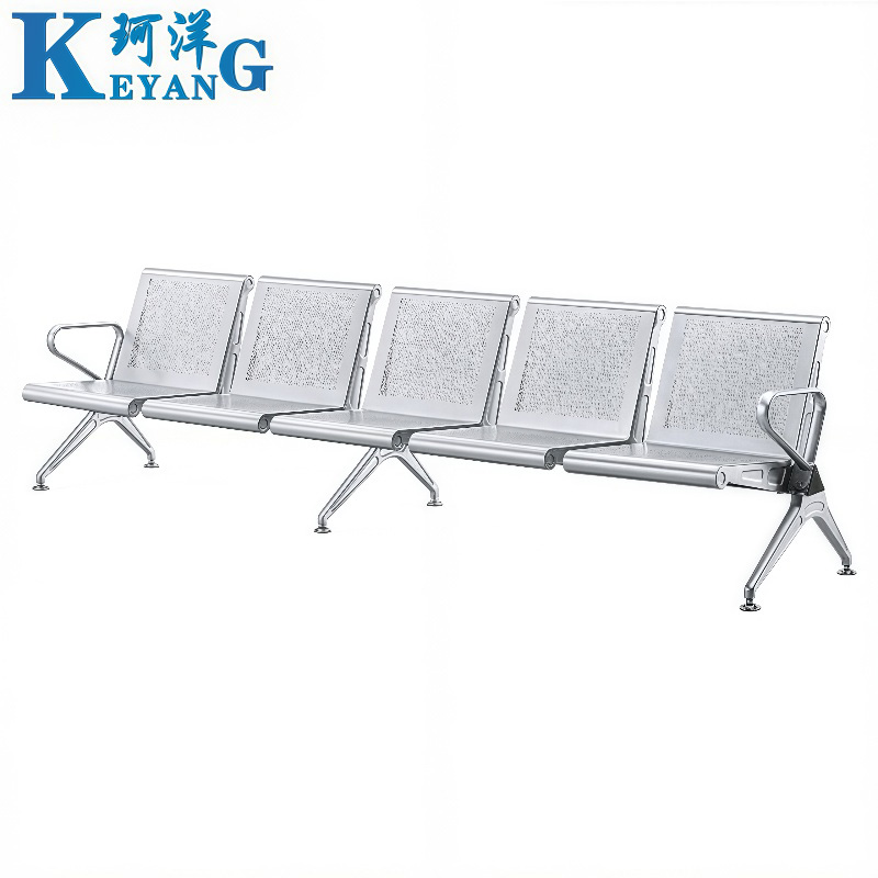 珂洋 不锈钢等候椅 五人位 张高清大图