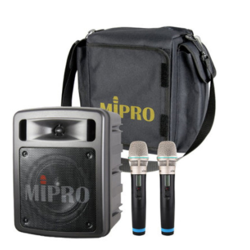咪宝mipro MA-303DB 扩音器手持喊话器教学专用便携式无线蓝牙插卡音响