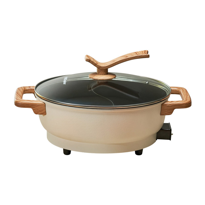 荣事达电火锅DRG-150K 5升大容量无极多档机械控温安全耐用轻巧便携美膳佳品高清大图