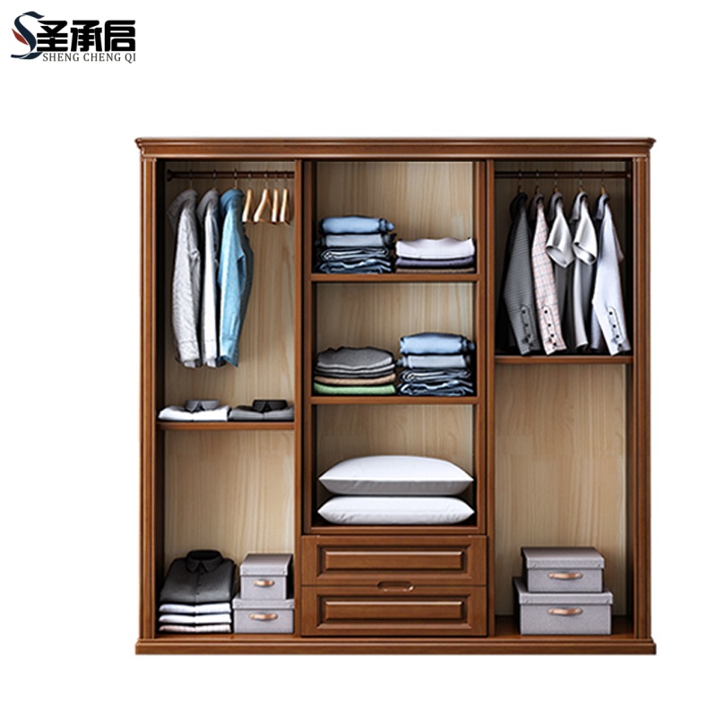 圣承启衣帽柜四门台高清大图