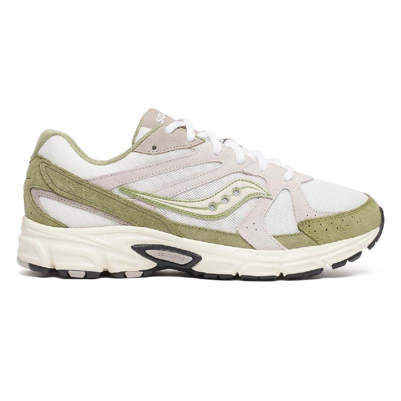 SAUCONY复古跑感轻便舒适休闲运动复古帆布拼接女子慢跑鞋高清大图