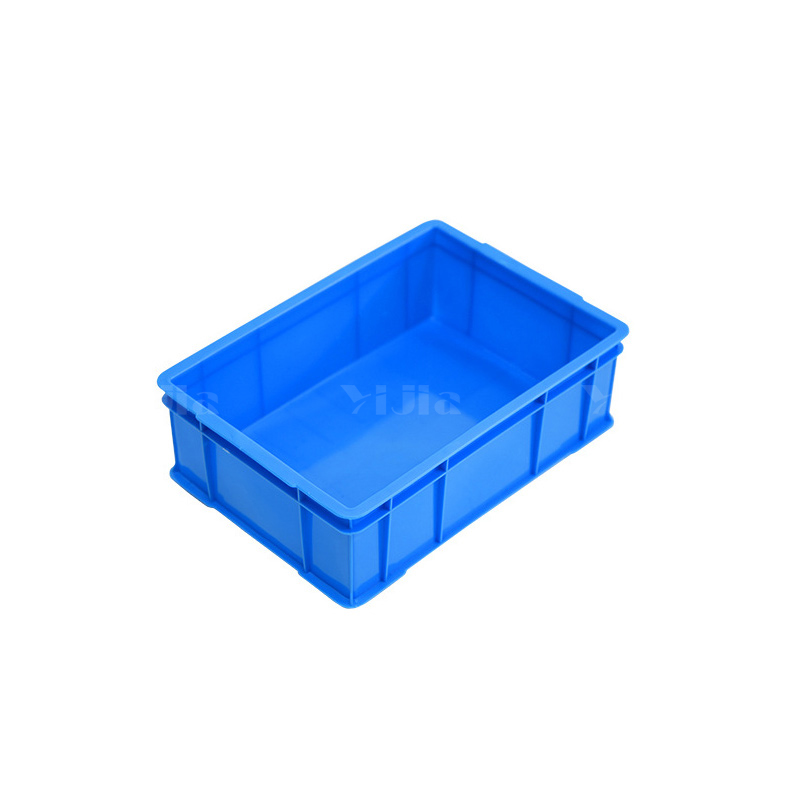 翌嘉YJ4120610 蓝色塑料周转箱大号工业胶箱 345*240*110高清大图