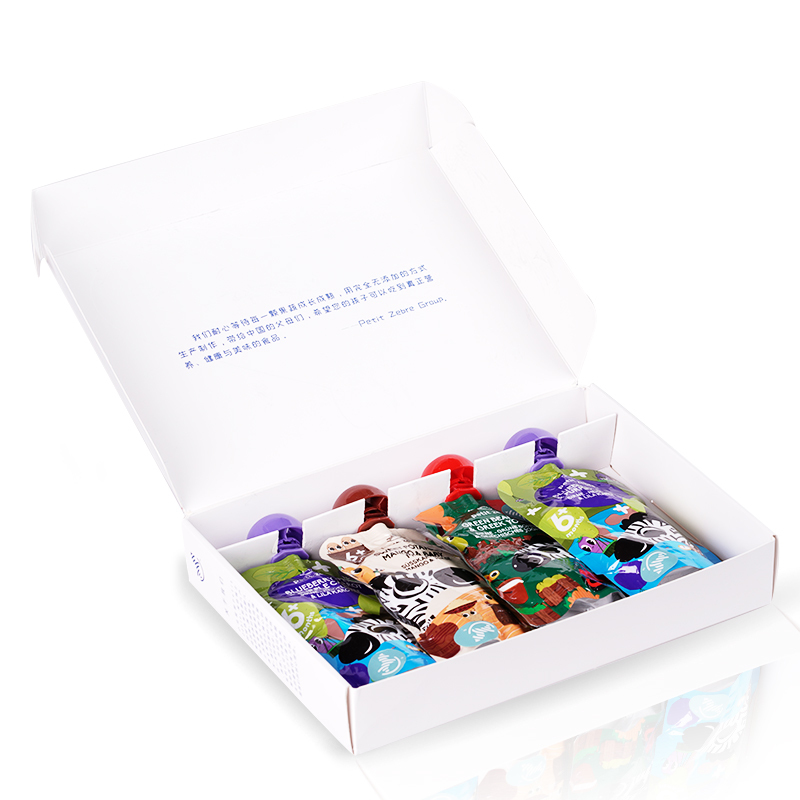 小马斑斑(Petit Zèbre)组合套装 婴幼儿混合果蔬泥100g*4 ( 6至12个月以上适用)天然有机 瑞士进口