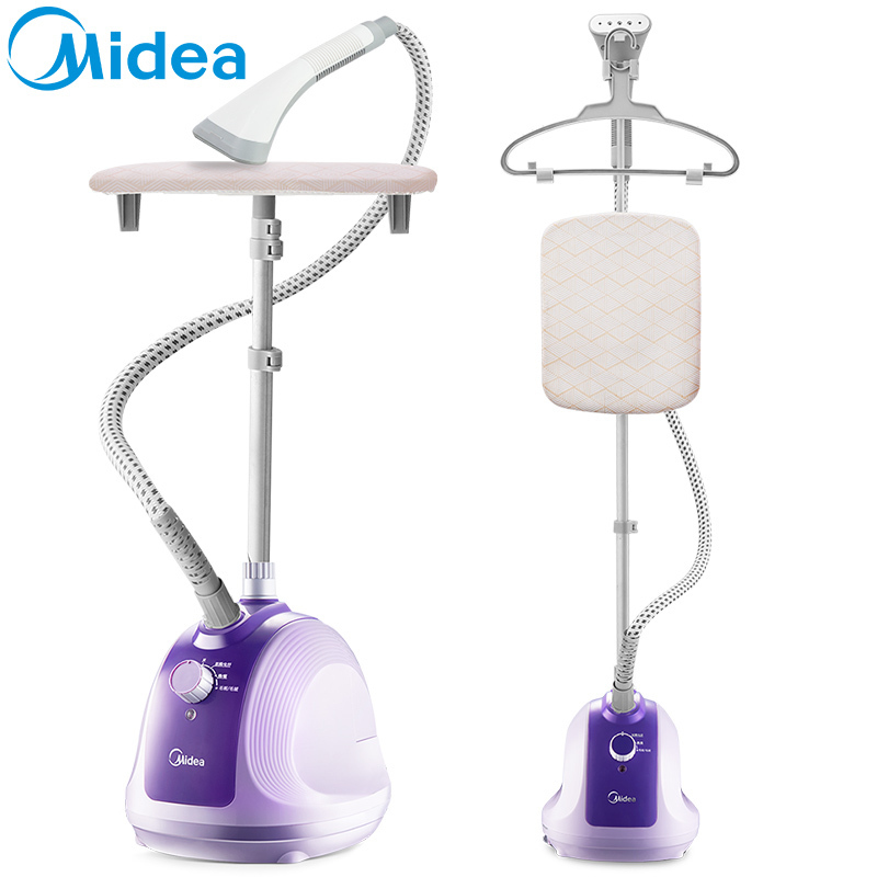 美的(Midea)挂烫机 YGJ15B6 3档1.5L水箱1500W 防干烧单杆立式蒸汽消毒熨烫机 家用迷你手持挂式熨斗