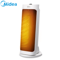 美的(Midea)取暖器暖风机 HFY20J 2000W PTC陶瓷发热体 7°倾斜仰望送风 家用取暖器