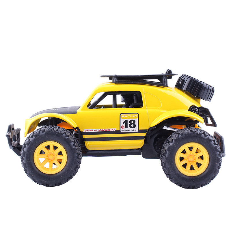 儿童合金汽车模男孩小汽车模型惯性越野车跑车仿真回力宝宝玩具车