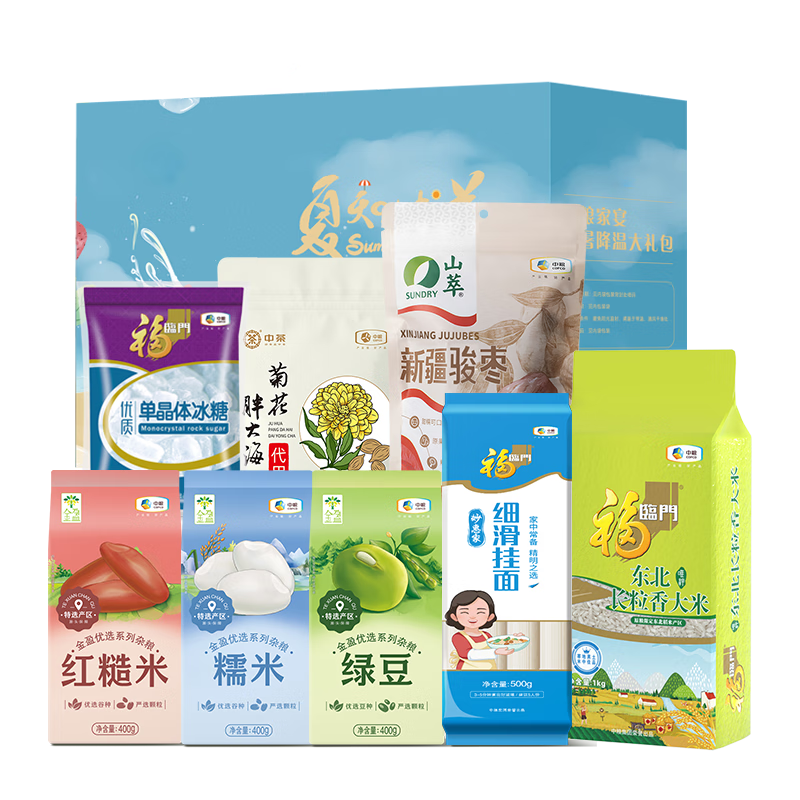 2024中粮家宴防暑降温大礼包杂粮干货 B型 3298g高清大图