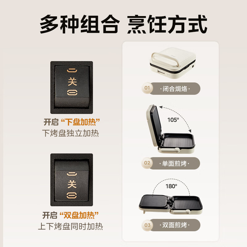 美的电饼铛MC-JKE28J51高清大图