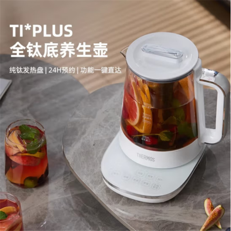 膳魔師(THERMOS)钛养生壶EHA-1616E,1.5L高清大图