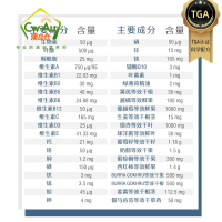 Swisse 中老年男性复合维生素片剂 90片 1瓶 男士50+/50岁以上营养补充增强免疫 澳洲进口